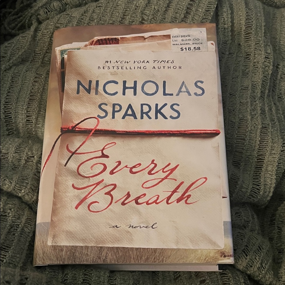 Every Breath by Nicholas Sparks hard cover #332